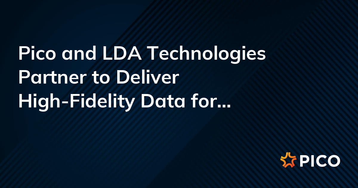 Pico and LDA Technologies Partner to Deliver High-Fidelity Data for Real-Time AI and Trading Workflows