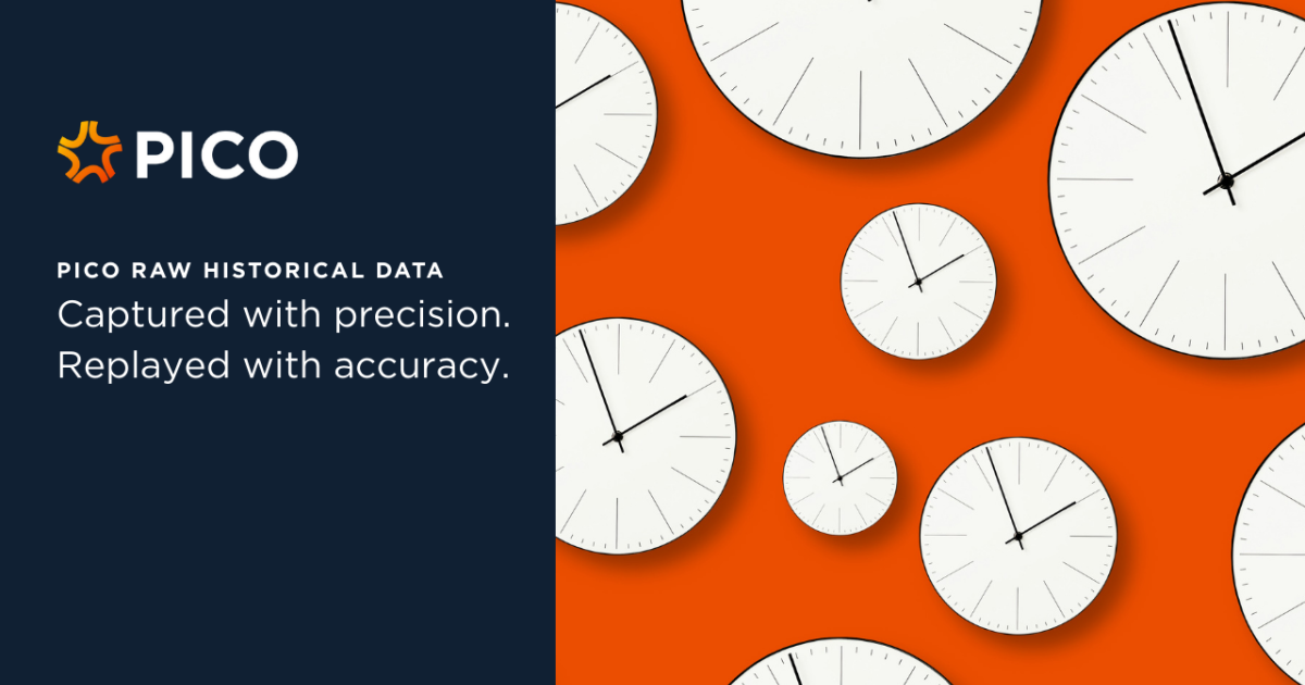Pico Raw Historical Data, Providing Solid Foundations for Real World ...